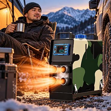 Аксессуарлар жана тюнинг: Дизельная автономка 8 кВт 12/24/220V — Bluetooth, тихий насос — 1