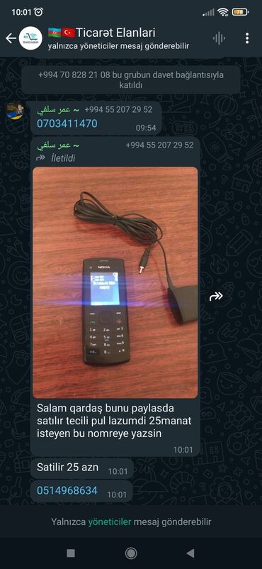 işlenmiş telfon: Tecili pul lazımdı satilir25azn elaqe nomresi