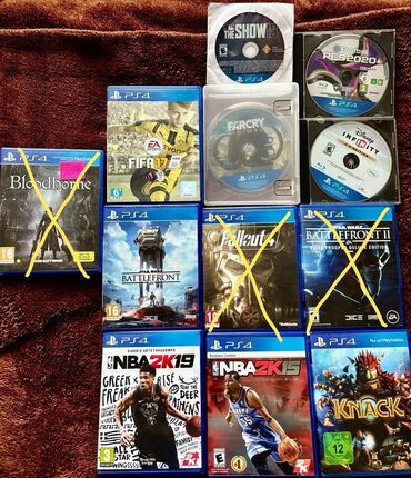 playstation qiymetleri: 9 DİSKDI HAMSI BIR YERDƏ BU QIYMETE SATILIR Tek Satılmır QIYMET SONDU