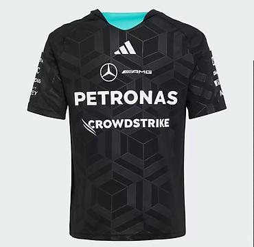 Футболки: Мужская футболка, Adidas, L, цвет - Черный — 2