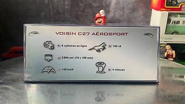 Avtomobil modelləri: Коллекционная модель Voisin C27 Aerosport white 1934 EDICOLA ALTAYA — 3