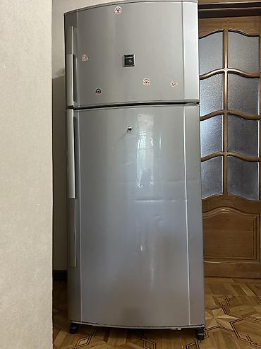sharp soyuducu servis: Sharp soyuducu satılır. Böyük həcmli, motoru tam işləkdir. Yeganə — 2