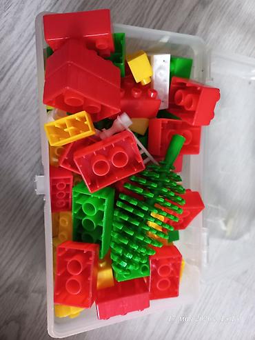 konstruktor maşınlar: Uşaq konstruktoru – iri detallar, plastik konteynerdə dəst - — 3
