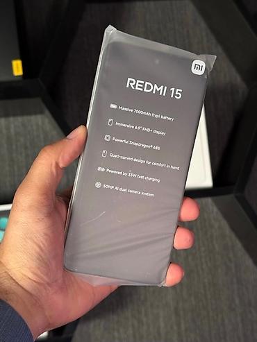 Redmi: Redmi, Redmi 15, Новый, 128 ГБ, цвет - Серебристый, 2 SIM — 3