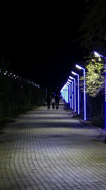 study lamp: Уличный светильник-столб LED с архитектурной подсветкой - Дизайн — 1