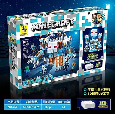 stacktrack oyuncaq dəsti: Uşaqlar üçün 866 hissədən ibarət Leqo-kanstruktor Minecraft.Digər — 1