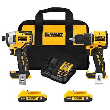 импакт: Набор DEWALT 20V MAX XR Brushless — шуруповёрт/дрель + ударный — 1