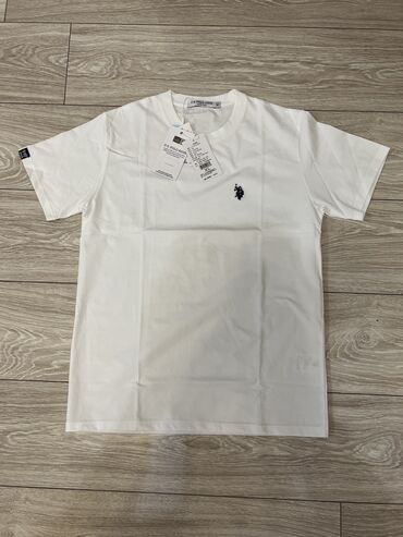 Футболки: Мужская футболка, XL (EU 42), Us Polo Assn, Новый, цвет - Белый, Самовывоз, Платная доставка