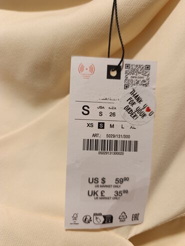 Haljine: Zara S (EU 36), bоја - Žuta, Večernji, maturski, Top (bez rukava) — 2