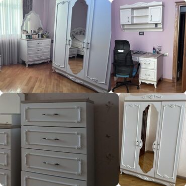 писменный стол: Для девочки, Б/у, Письменный стол, Шкаф, Трюмо