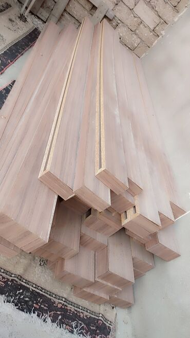 Фурнитура и комплектующие: MDF qapı platbası/öyük – dekorativ künc profilləri - Material: MDF