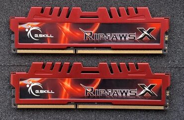 Məişət texnikası: Operativ yaddaş (RAM) G.SKILL, 8 GB, 1600 Mhz, DDR3, PC üçün, İşlənmiş
