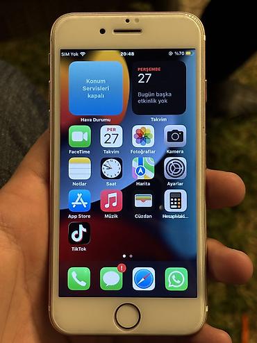 samsung tv ikinci el: IPhone 7, 128 GB, Rose Gold, Barmaq izi — 1