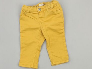 czarny kombinezon hm: Denim pants, H&M, 6-9 months, condition - Very good