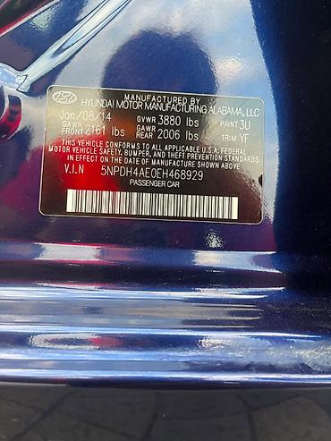 elantra difuzer: Hyundai Elantra: 1.8 l | 2014 il Sedan — 3