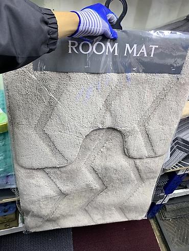 Коврики для туалета и ванны: Коврики для комнаты/ванной ROOM MAT (набор) - Цвет: светло‑серый. - — 1