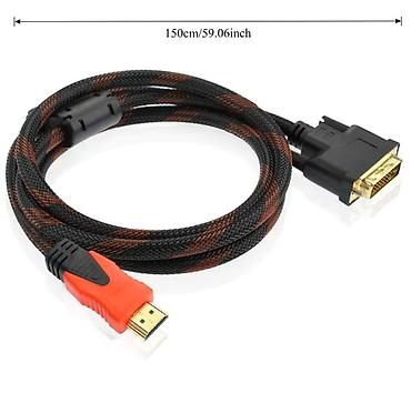 video registor: HDMI to DVI (24+1) görüntü ötürücü kabel Monitor, televizor — 2