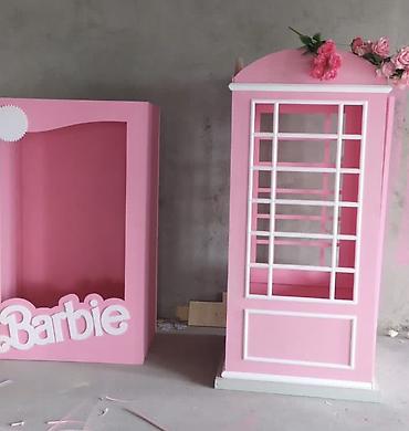 barbie: Фотозона «Barbie» Mattel - размеры : 1600Х1000Х600 -ПВХ, PVC, брус — 3