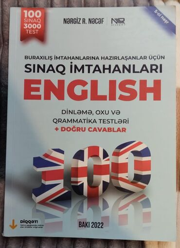 Kitablar, jurnallar, CD, DVD: Nərgiz Nəcəf Ingilis dili buraxılış imtahanına hazırlaşanlar