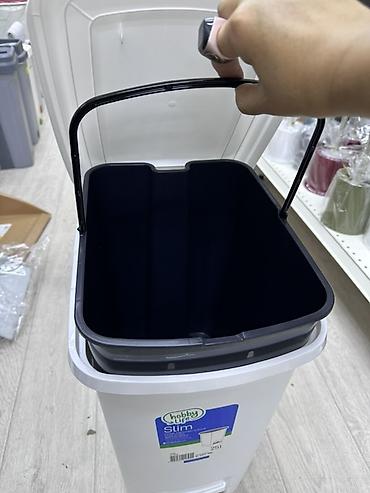 Чарбалык товарлар: Мусорное ведро Hobby Life Slim 25 л с педальным механизмом - Объем — 4