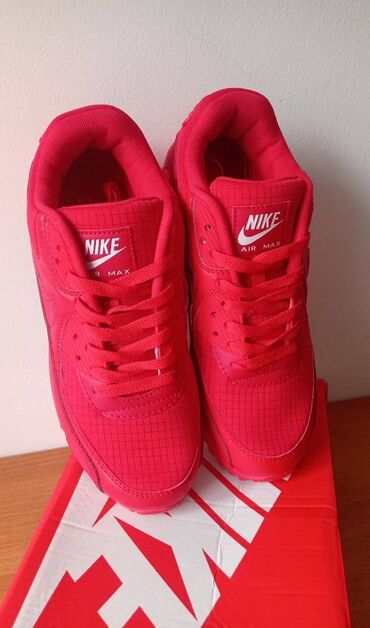 nike mid: Мужские кроссовки, 42, Nike, Новый, цвет - Красный, Бесплатная доставка