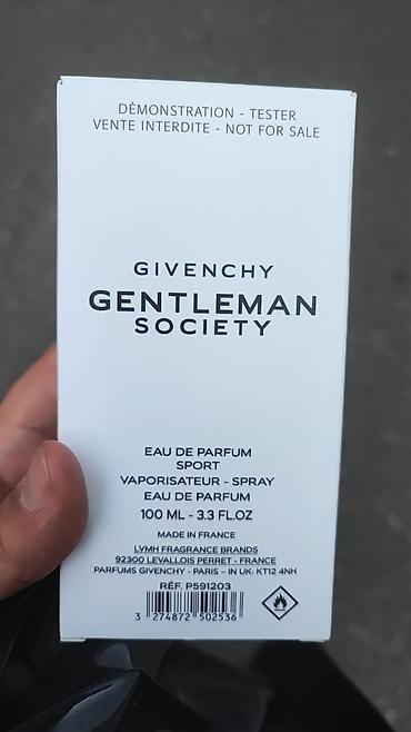 Şəxsi əşyalar: Givenchy Gentleman Society Sport 100 ml Edp Kişilər üçündür 2026 ilin — 2