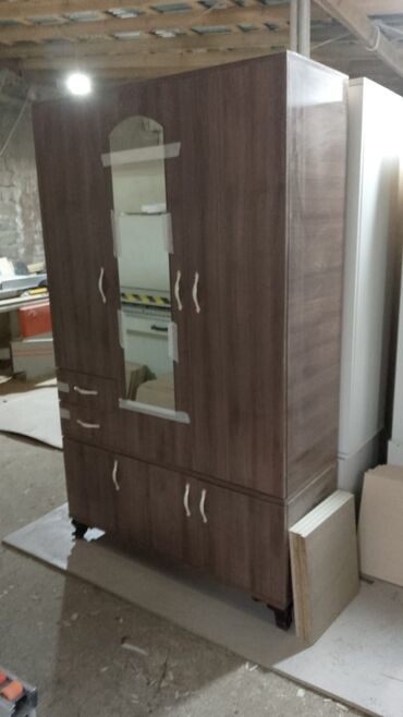 Dolablar: Yeni, Açılan, 3 qapılı Düz dolab, Qarderob, paltar dolabı, Azərbaycan — 19