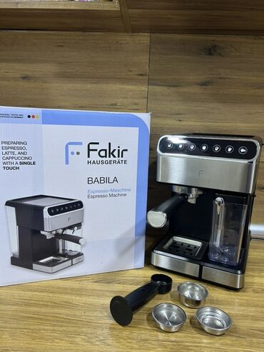 coffe aparatı: Qəhvə maşını Fakir, Yarımavtomat, Su qabı ilə