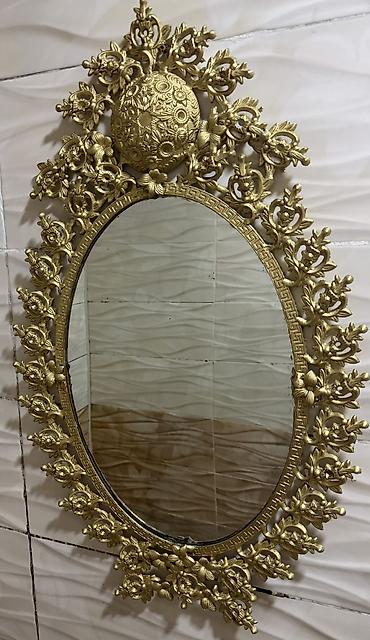 ev bitkisi: Güzgü Divar üçün, Oval, Dekorativ, Naxışlı — 1