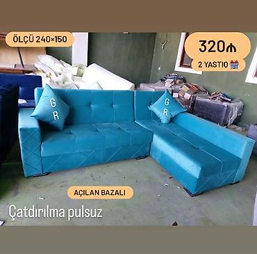 Divanlar: Künc divan, Yeni, Açılmayan, Bazasız, Şəhərdaxili pulsuz çatdırılma — 11