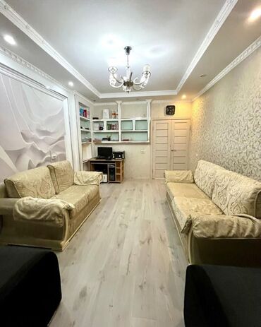 недвижимость в токмоке: 2 комнаты, 56 м², 105 серия, 4 этаж, Евроремонт