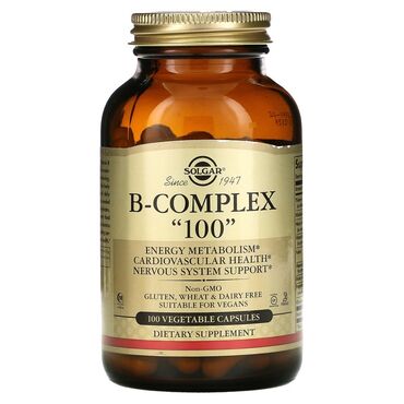Vitaminlər və BAƏ: 🧠 Solgar B-Complex “100” – Günə enerjili başlamağın və sinir