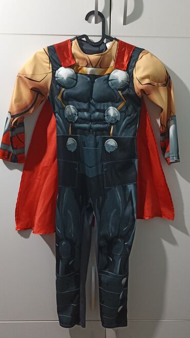 velicina odeće za bebe: Marvel kostim Tor, za dečake, vel 5-6 god. Kao novo
