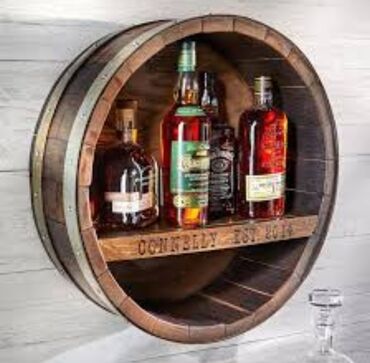 Mebellərin yığılması: Dekorativ yumru dolab-çəllək, sifarişlə hazırlanması. Restoran bar — 22