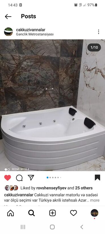 Cakuzi vannalar: Yeni Cakuzi vanna Motorlu, Pulsuz çatdırılma -da lalafo.az — 17 Cakuzi vannalar: Yeni Cakuzi vanna Motorlu, Pulsuz çatdırılma — 17