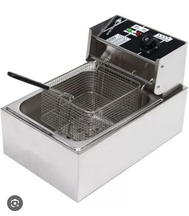 оборудование для фаст фуда бу: Профессиональная электрическая фритюрница из нержавеющей стали