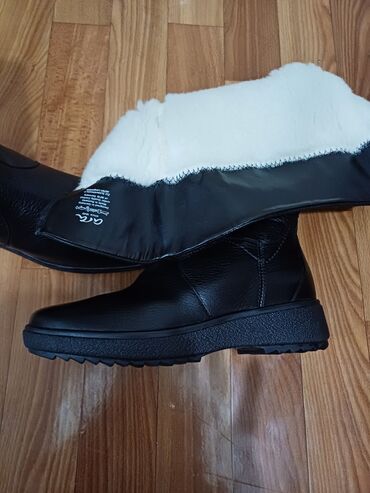 зимный обувь: Сапоги, 37, цвет - Черный, Ara