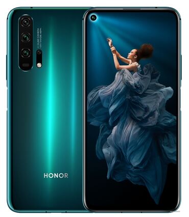 Honor: Honor 20 Pro, Б/у, 256 ГБ, цвет - Голубой, 1 SIM, 2 SIM
