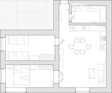 снять квартиру в заре: 3 комнаты, 61 м², Сталинка, 2 этаж, Дизайнерский ремонт
