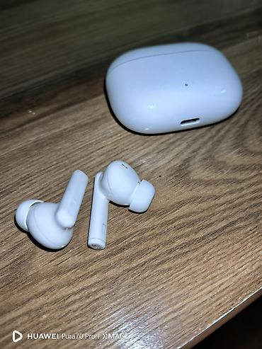 Qulaqcıqlar: İşlənmiş Simsiz (Bluetooth) Qulaqcıqlar, Huawei, rəng - Ağ — 2
