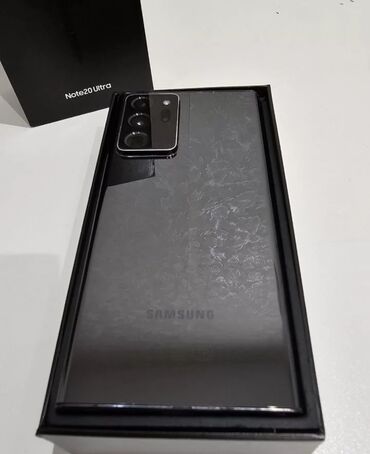 крутые номера телефона: Samsung Galaxy Note 20 Ultra, Колдонулган, 256 ГБ, түсү - Кара, 1 SIM