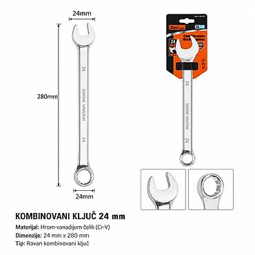 KMT Kombinovani ključ 24 mm (SKU: 2385702) - Tip: Ravan kombinovani