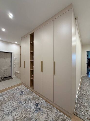 Шкафы для одежды: Шкаф для одежды, Новый, Прямой, Другой материал — 9