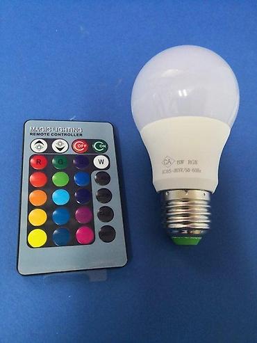jysk sat: Led sijalica u boji RGB 5-20w E27 220V. Led sijalica RGB (u boji) — 3