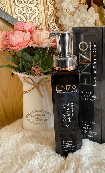 fensiz saç duzlesdirmek: Enzo brazilian sulfatsiz keratin sampun keratin ən güclü keratin