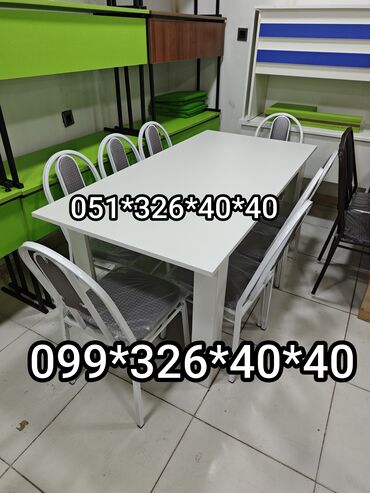 Masa və oturacaq dəstləri: Mətbəx üçün, Yeni, Açılmayan, Dördbucaq masa, 4 stul -da lalafo.az — 9 Masa və oturacaq dəstləri: Mətbəx üçün, Yeni, Açılmayan, Dördbucaq masa, 4 stul — 9