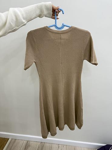 тренч бу: Повседневное платье, Осень-весна, Трикотаж, Трапеция, L, XL, S — 4