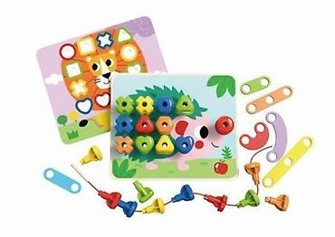 ikea igracke za decu: Drveni mozaik – Životinje 🐘🎨 Kreativna i edukativna igra za male — 1