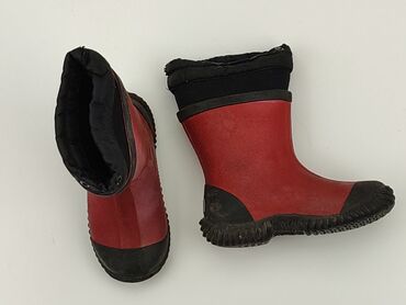 buty sportowe z siateczki czarne: Rain boots, 29, condition - Good