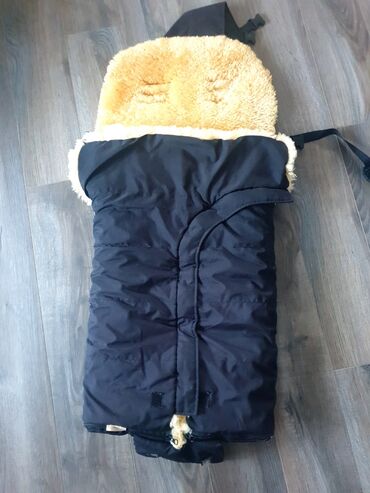 Kolica za bebe: Topla zimska navlaka/``footmuff’’ za kolica sa postavom od prirodne — 1